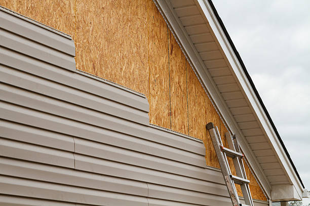 Professional Siding Replacement technician working in Wake, VA
